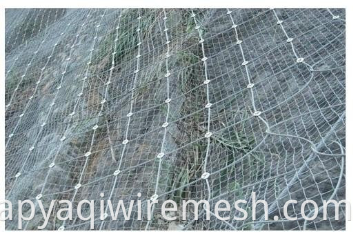 Rockfall Barrier Mesh SNS Flexible Slope security Protection System rockfall netting